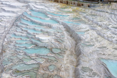 High angle view of swimming pool