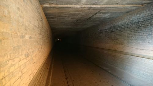 Empty corridor of building