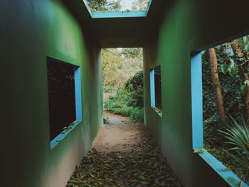 Corridor of building