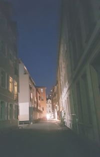 City street with buildings in background