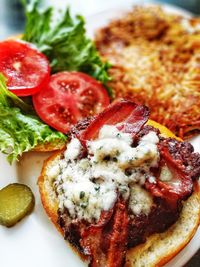 Close-up of food on plate