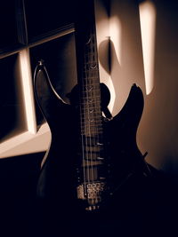 Close-up of guitar