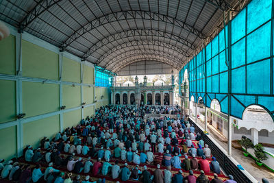 People praying in mosque