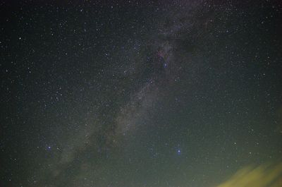 Low angle view of stars in sky