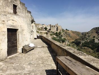 View of fort against the sky