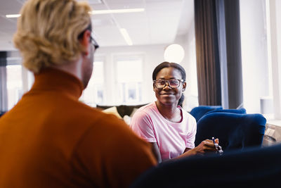 Business people having meeting in office