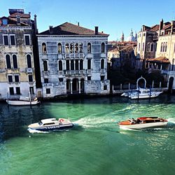 Boats in a canal