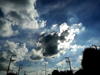 Low angle view of storm clouds in sky