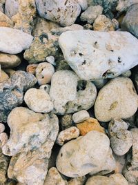 Full frame shot of stones