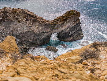 Rocks on beach