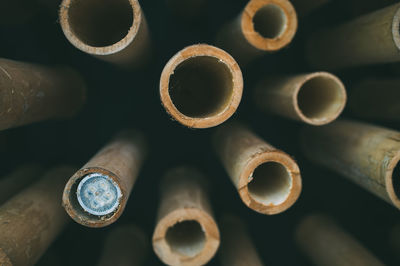 Full frame shot of firewood