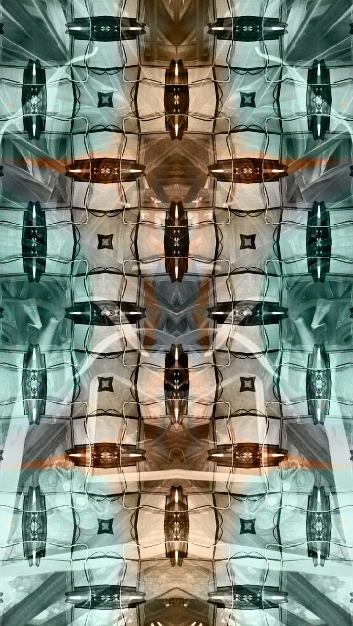 reflection, glass - material, in a row, no people, transparent, indoors, pattern, choice, digital composite, arrangement, studio shot, close-up, design, still life, large group of objects, variation, order, shape, abstract