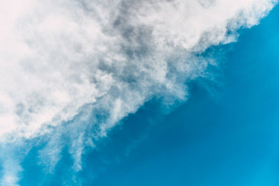 Low angle view of clouds in sky