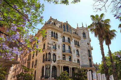 Low angle view of building against sky