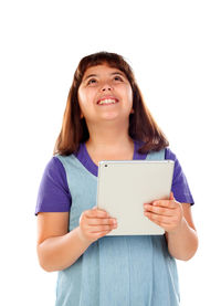 Portrait of a smiling young woman