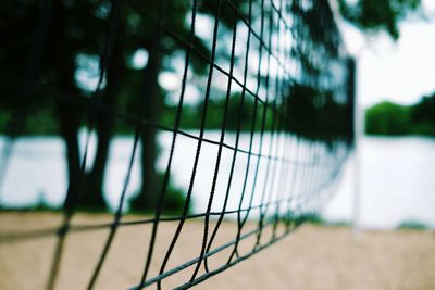 Close-up of fence