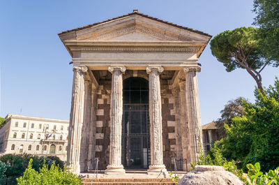 Low angle view of historical building against sky