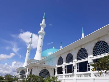 Mosque, clouds and sky view