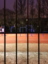 View of basketball court at playground