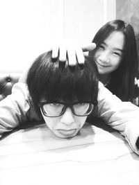 Portrait of happy boy