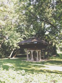 Gazebo in park