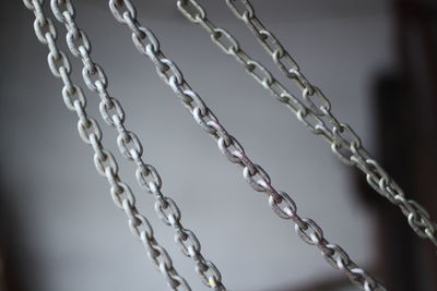 Close-up of chains