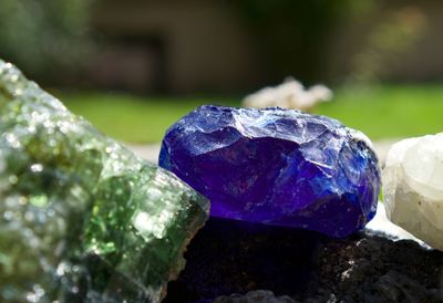 Close-up of rocks on rock