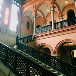 Low angle view of staircase