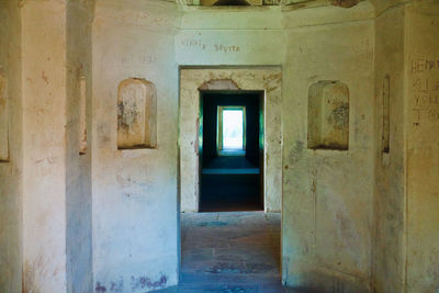 Entrance of old building