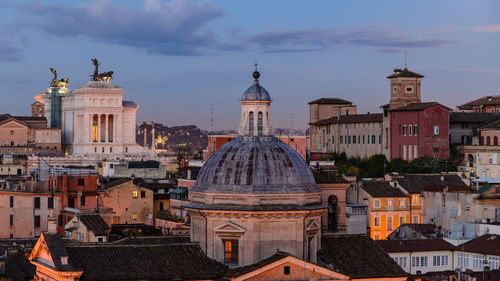 View of cathedral at sunset