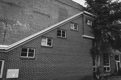 Low angle view of old building