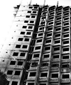 Low angle view of modern building