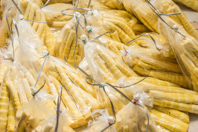 Full frame shot of vegetables for sale at market