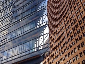 Low angle view of modern buildings