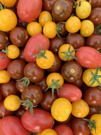 Full frame shot of fruits