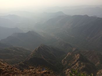 Scenic view of mountains
