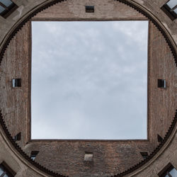 Low angle view of building against sky