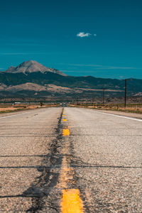 Mountains and road, street, mopuntain range