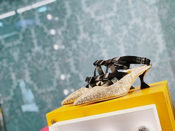 Close-up of black background