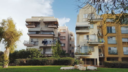 Buildings against sky