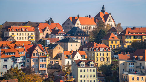 Autumn sunny day in meißen