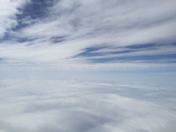Scenic view of cloudy sky