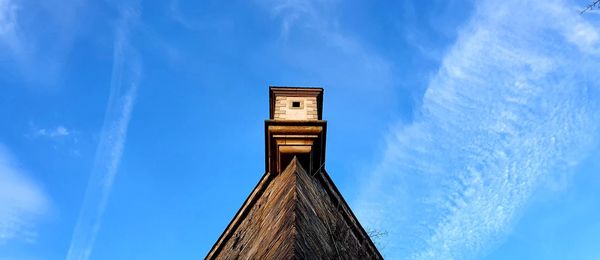 Low angle view of building against sky