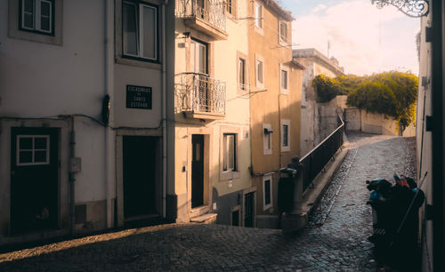 Street amidst buildings in city