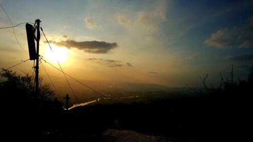 Scenic view of sky during sunset