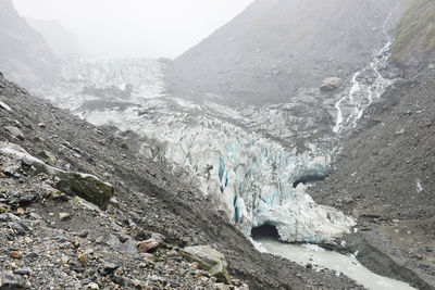 Idyllic shot of franz josef glacier