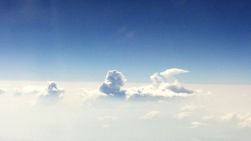 Low angle view of cloudy sky