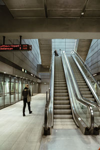 Woman in subway station 