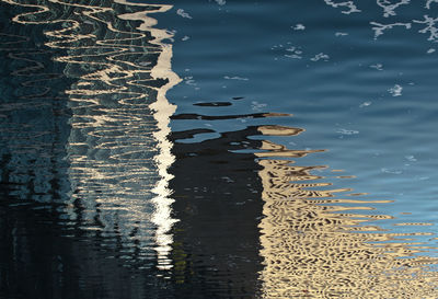 High angle view of a lake