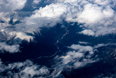 Low angle view of clouds in sky